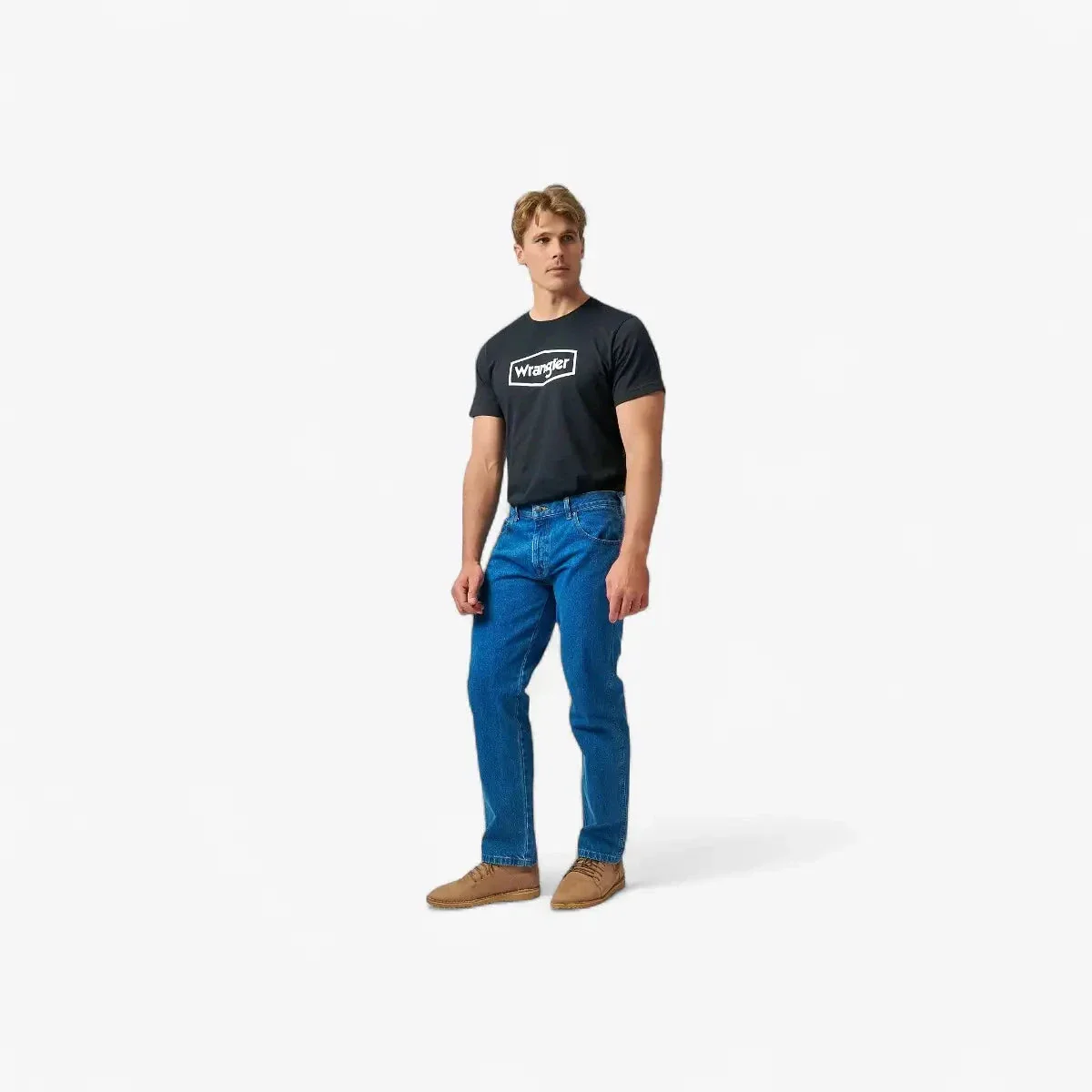 Wrangler Mens Texas Rigid Jean Double Stonewash - Image 2